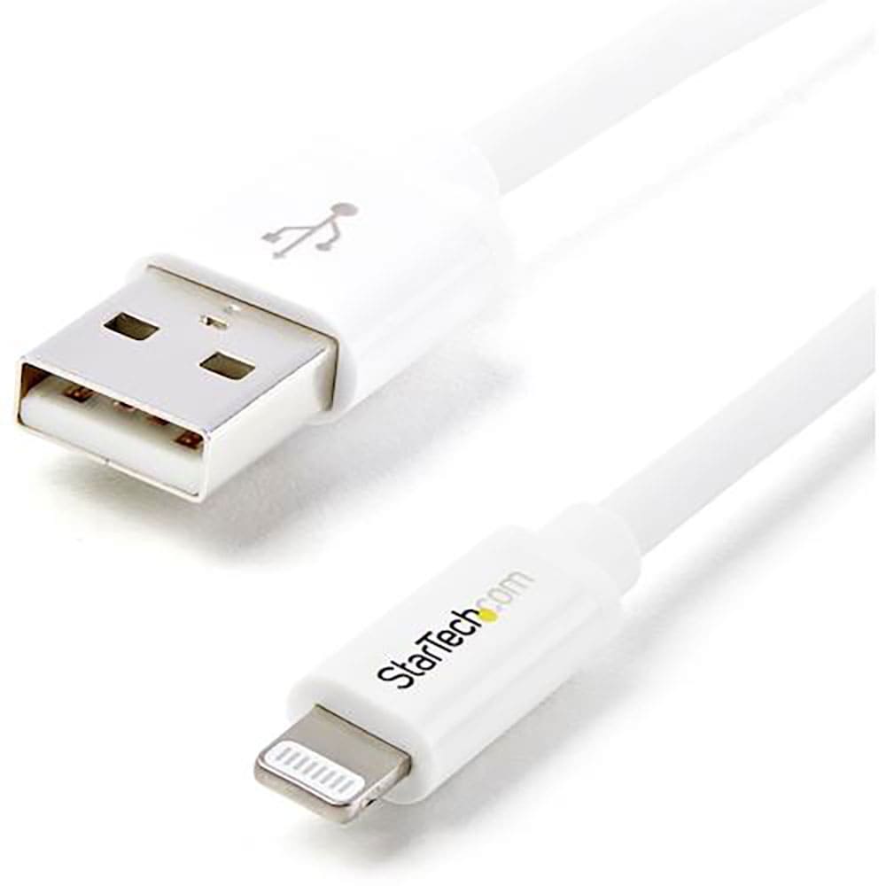 ＳｔａｒＴｅｃｈ　Ｌｉｇｈｔｎｉｎｇケーブル／ＵＳＢ－Ａ／１ｍ／４８０Ｍｂｐｓ／Ａｐｐｌｅ　ＭＦｉ＿