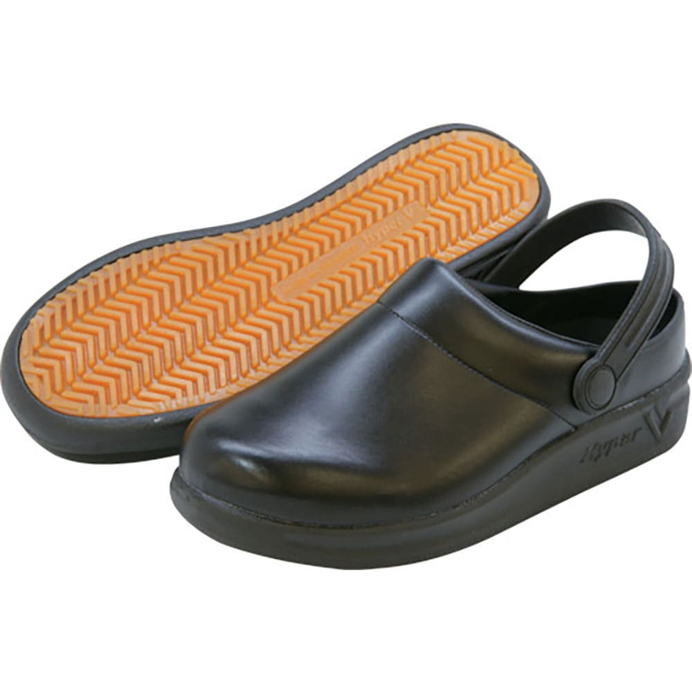 日進　サボシューズ　黒　２７．０ｃｍ　Ｖ７２０ＢＫ－２７．０＿