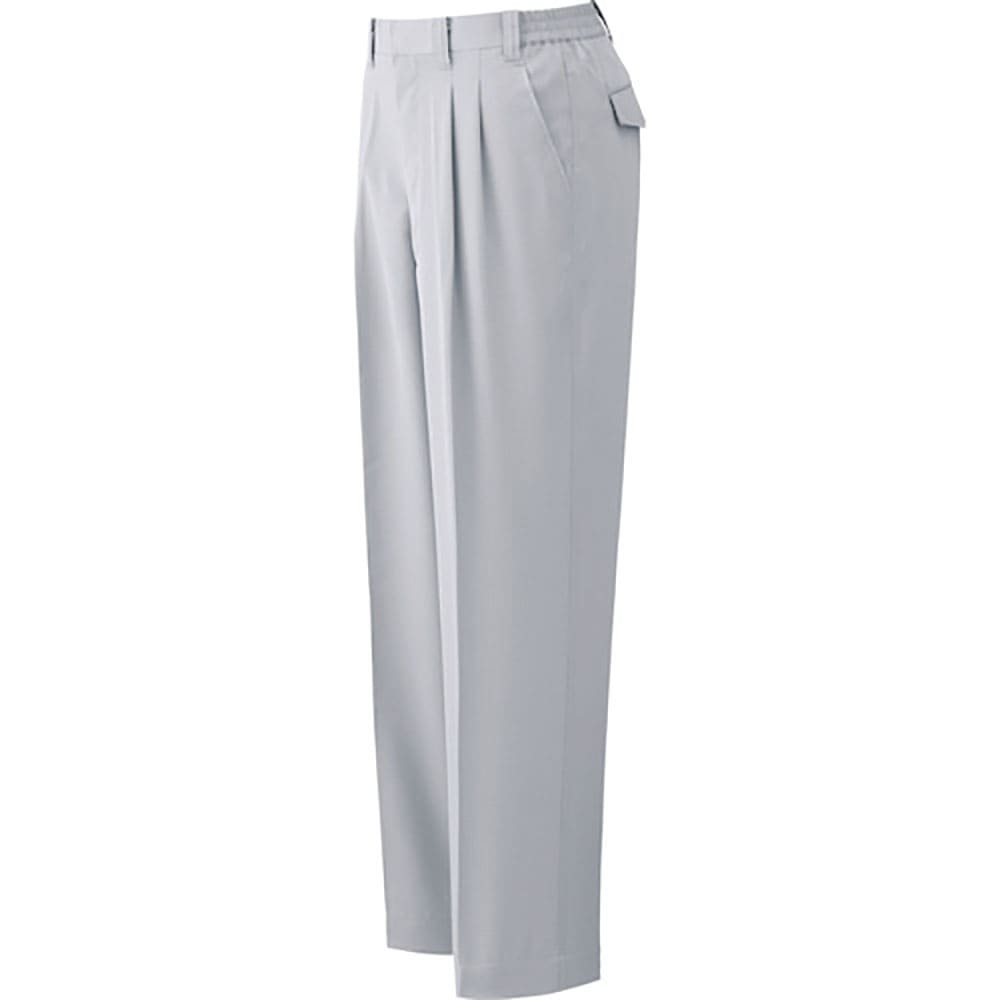 ミドリ安全　静電気帯電防止作業服　男子スラックス（薄地）　シルバーグレー　サイズＭ　ＶＥＳ７１　Ｓ＿