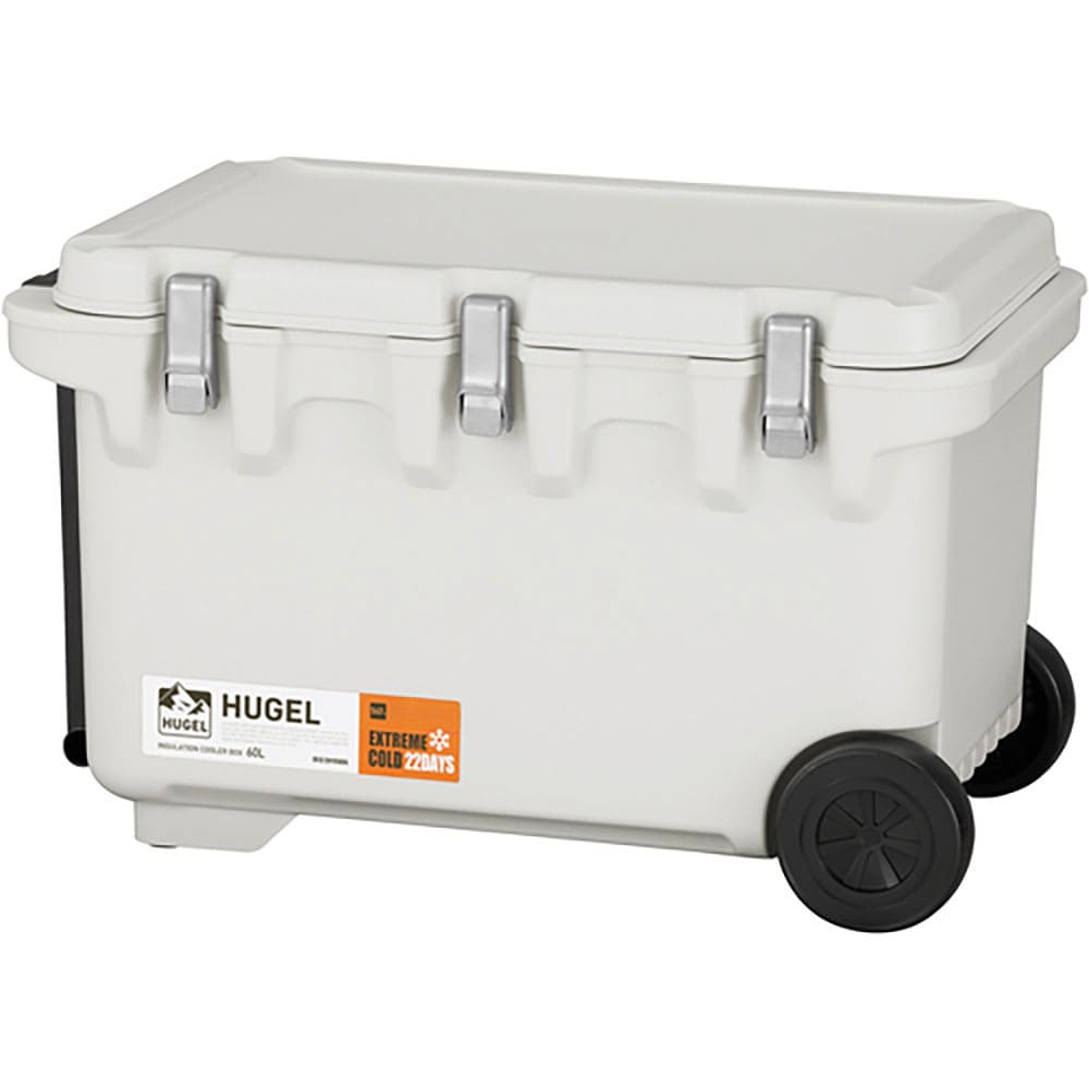 ＩＲＩＳ　２０１２８２　ＨＵＧＥＬ　真空断熱クーラーボックス　ホワイトアッシュ　ＶＩＴＣ－６０－Ｗ＿