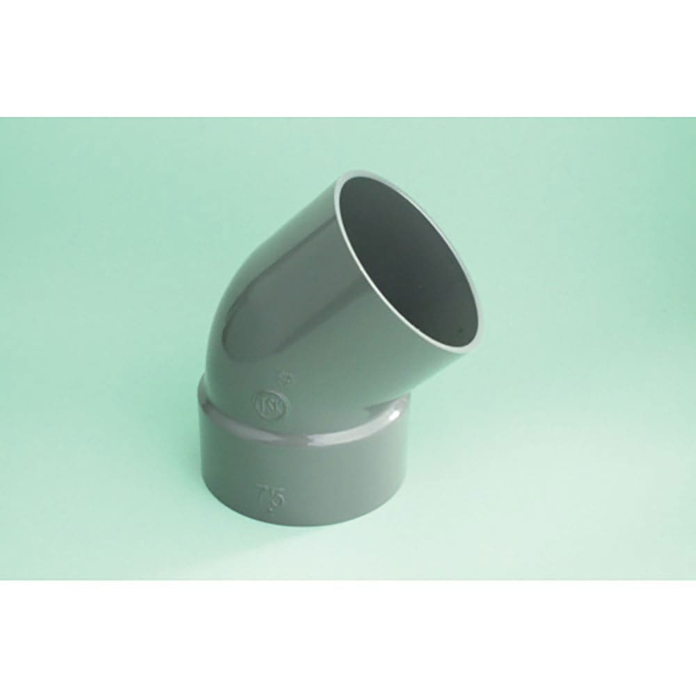 トーエー　ＶＵ継手　４５°片受エルボ　５０　ＶＵ４５ＫＬ５０＿