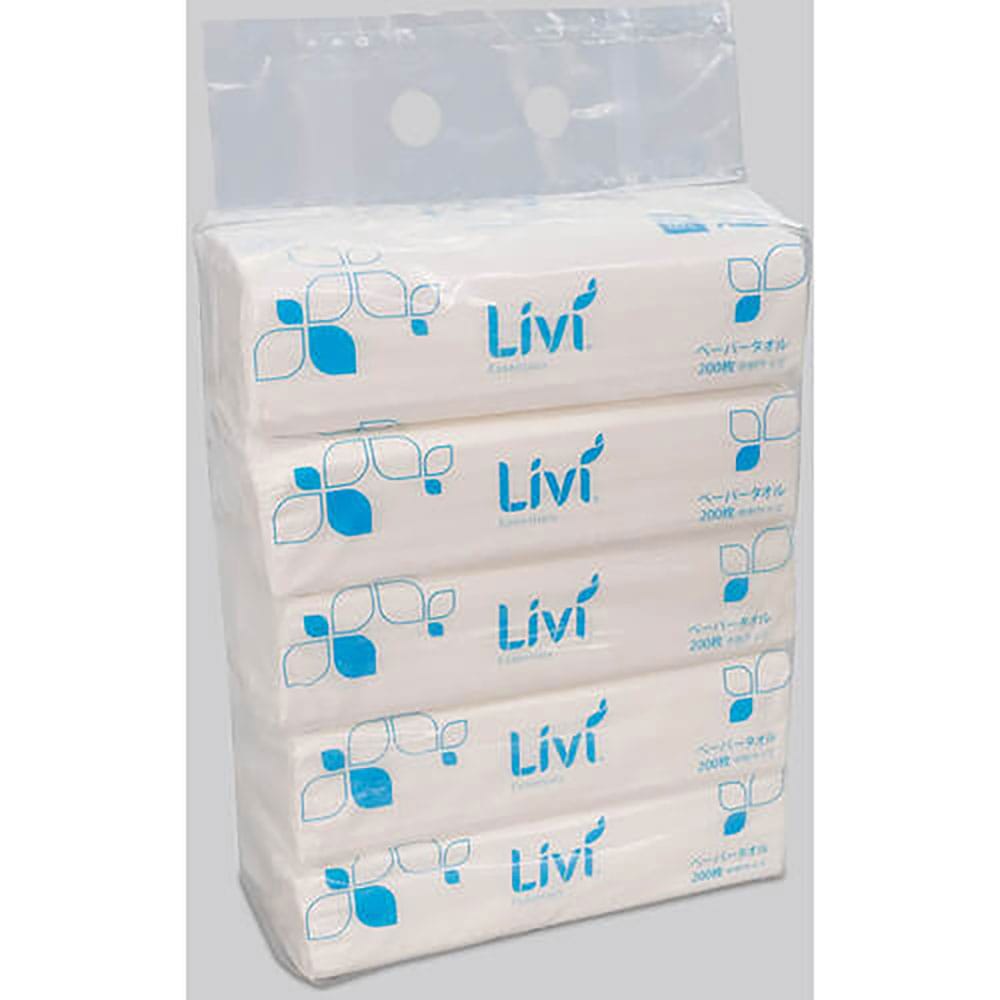 リビィ　８７８１　ペーパータオル中判５Ｐ　Ｗ０１Ｐ＿