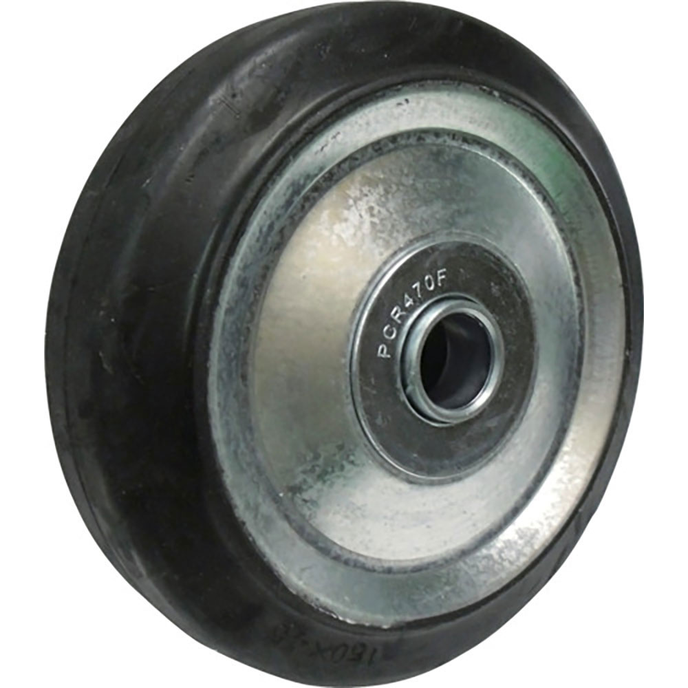 ヨドノ　プレス金具用ゴム車輪　１５０　Ｗ１５０＿