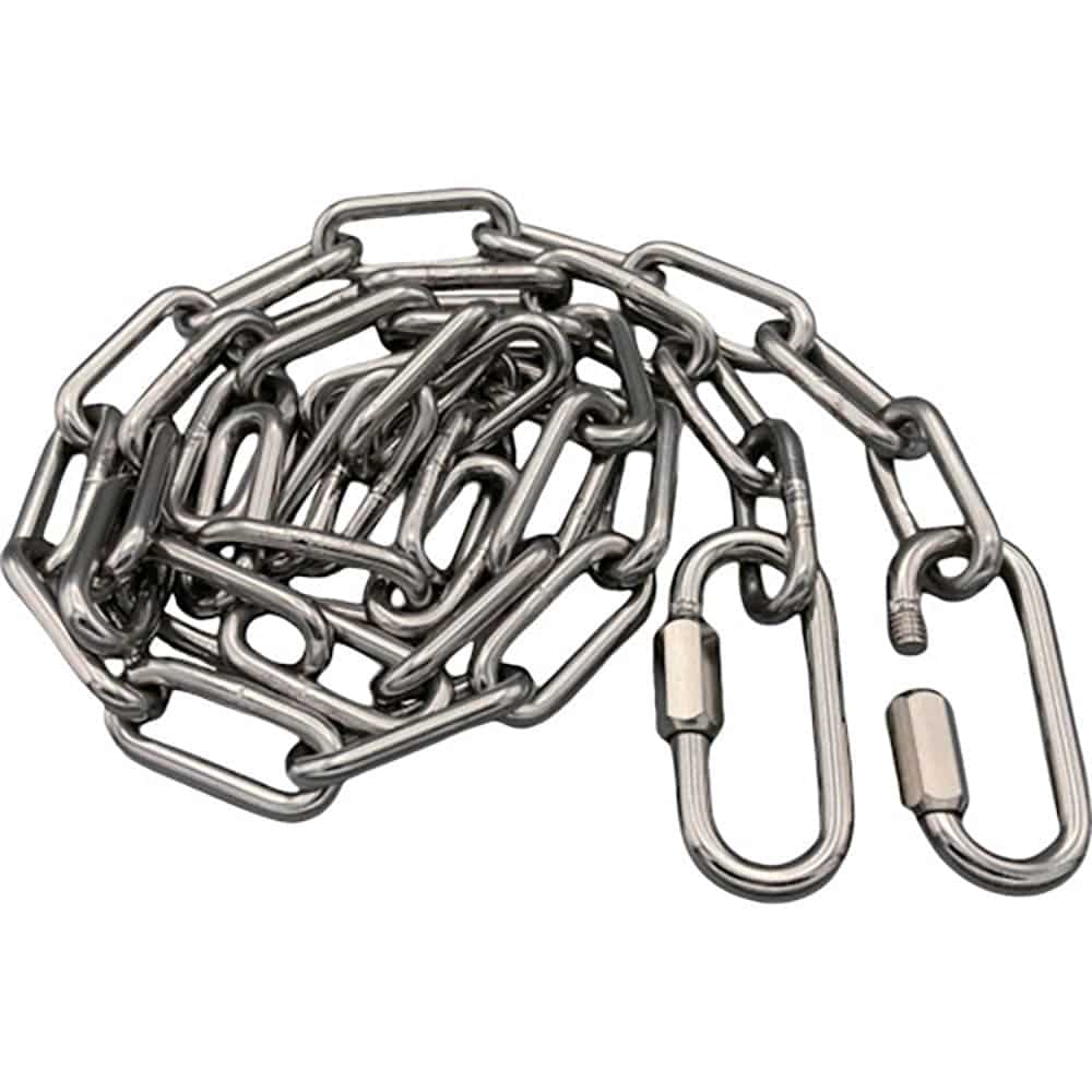 ラクテム　溶接チェーン　ステンレス　線径４ｍｍ　２Ｍ　リングキャッチ付　ＷＣＳＲ２＿