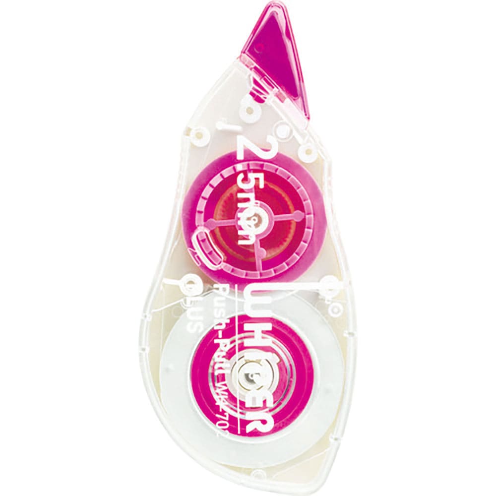 ＰＬＵＳ　４９９６０）修正テ－プ使い切りタイプ１２ｍ幅２．５ｍｍ　ＷＨ－７０２＿