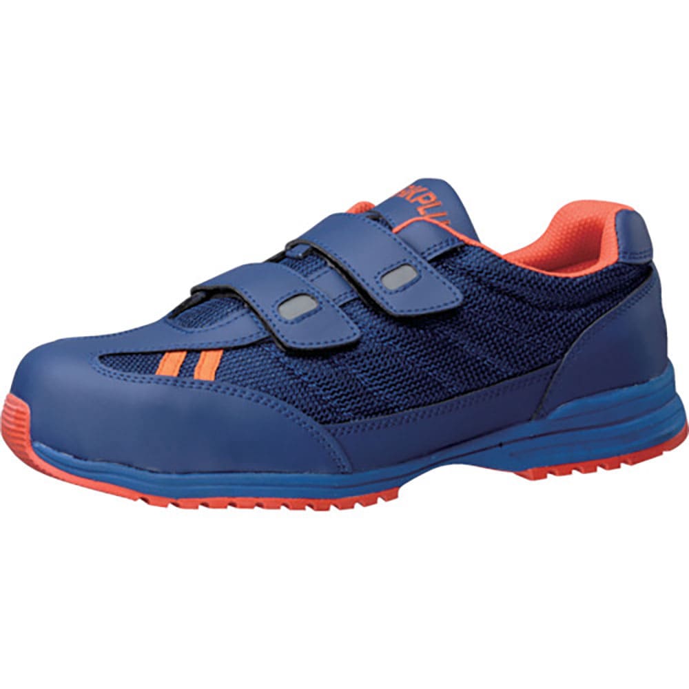 ミドリ安全　超軽量先芯入スニーカー　ＷＰＴ－１１５ブルー×オレンジ　２３．５ｃｍ　ＷＰＴ－１１５－＿