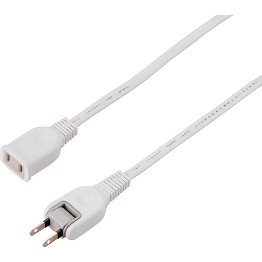 ＹＡＺＡＷＡ　耐トラ付延長コード１個口２ｍホワイト　Ｙ０２１０２ＷＨ＿