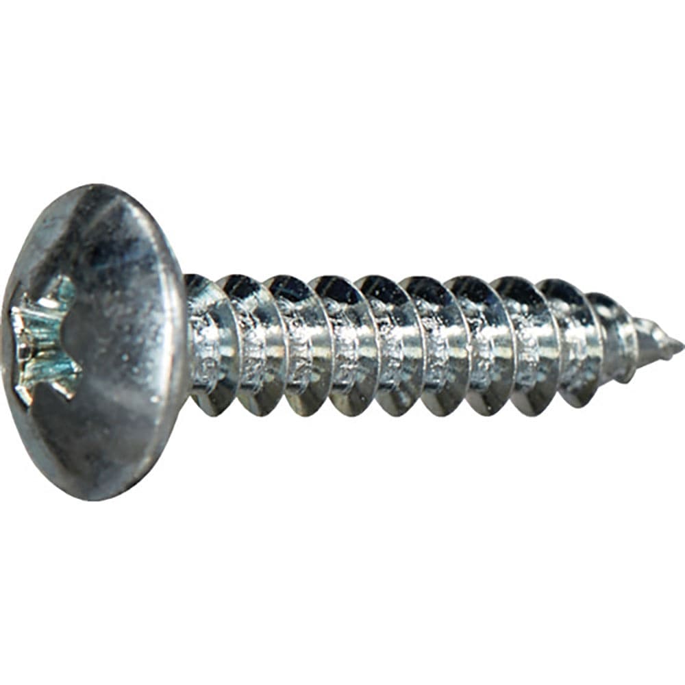 ＴＲＵＳＣＯ　トラス頭タッピングねじ　１種Ａ　三価白　Ｍ３×６　２０本入　少量パック　Ｙ８５２－０＿