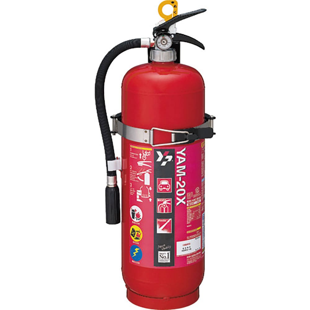 ＹＡＭＡＴＯ　ＡＢＣ粉末消火器２０型自動車用（ブラケット別梱包）　ＹＡＭ－２０Ｘ＿