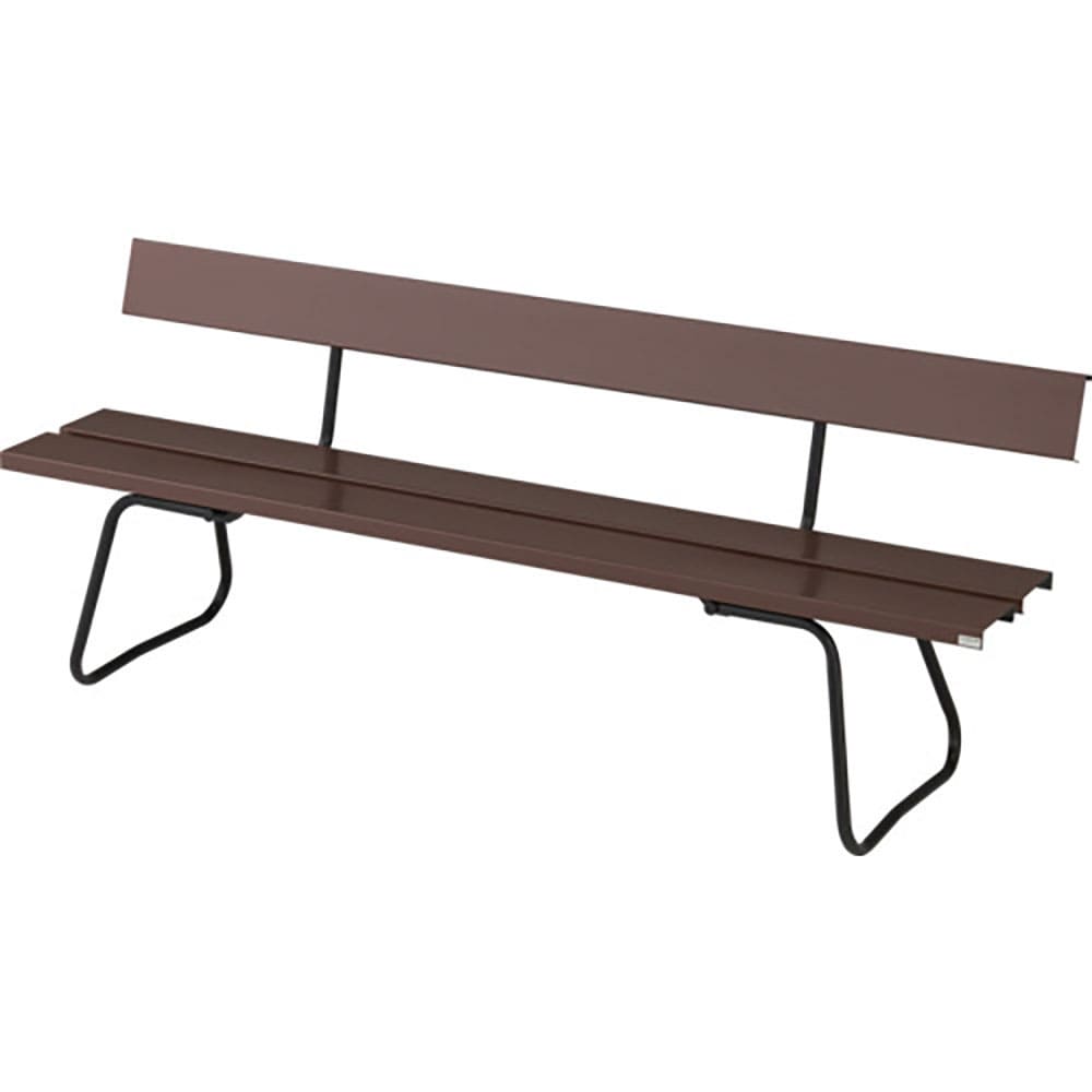 コンドル　屋内外用　樹脂ベンチ　背付ＥＣＯ　ブラウン　１５００幅　ＹＢ－９４Ｚ－ＰＣ－ＢＲ＿