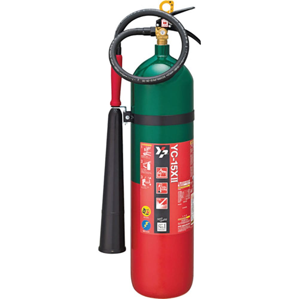 ＹＡＭＡＴＯ　二酸化炭素消火器１５型　ＹＣ－１５Ｘ２＿