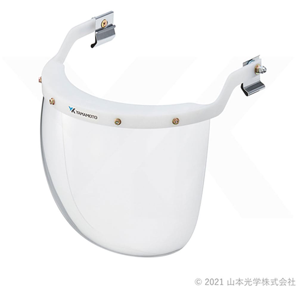 ＹＡＭＡＭＯＴＯ　防災面ヘルメット取付タイプ　レンズ色クリア　ＹＦ－３０１＿