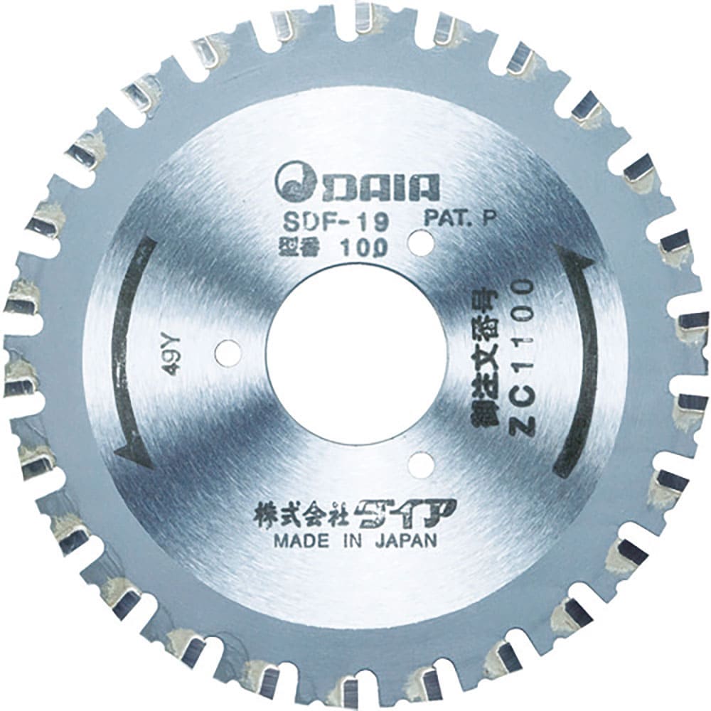 ＤＡＩＡ　ＳＤＦ－１９Ｂ０用　チップソー　ＺＣ１１００Ｙ＿