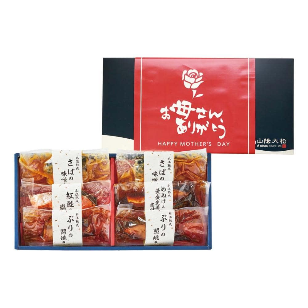 【母の日ギフト】氷温熟成　煮魚・焼魚ギフトＮＹＧ－６【注文期限５月１日】
