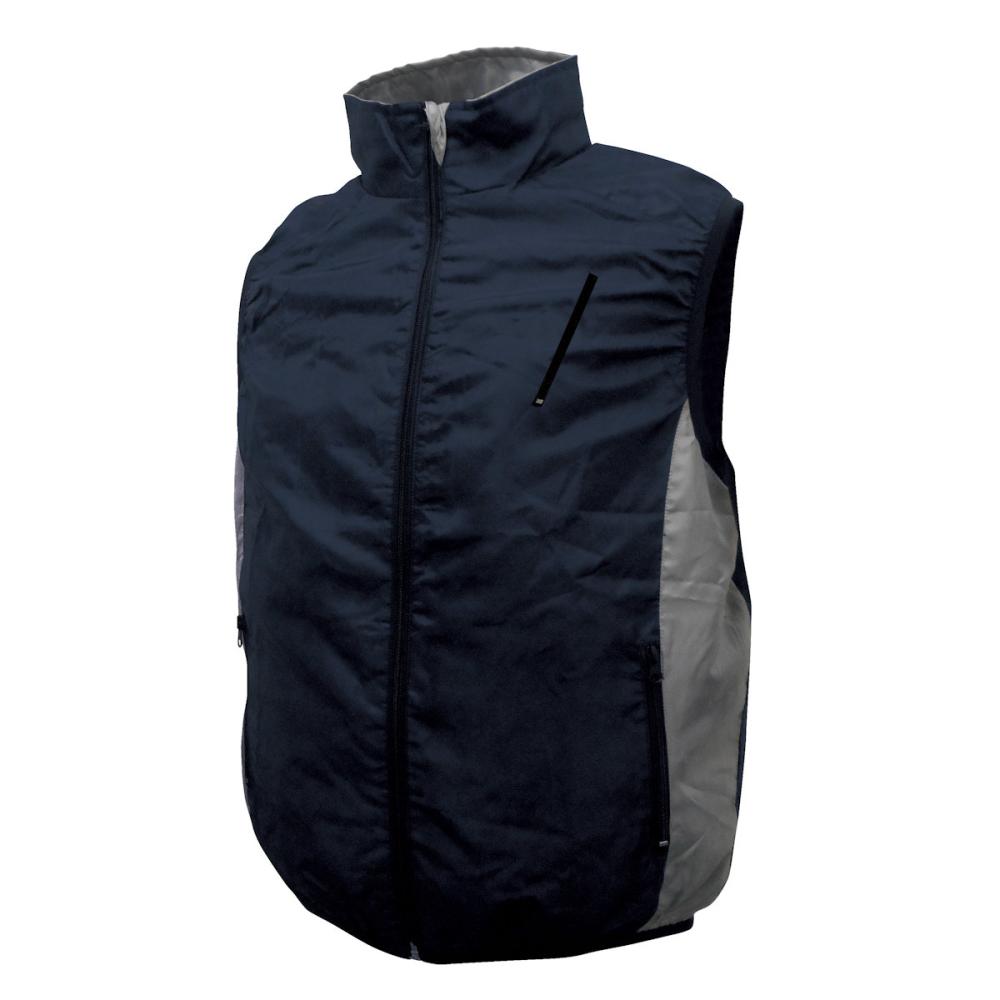 ブレイン　空調ベスト　服のみ　ネイビー／Ｍ－Ｌサイズ　ＭＥＳＨ－ＢＲ－００６－１