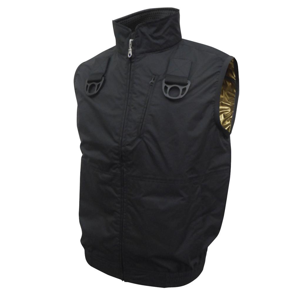 ブレイン　１２Ｖ空調ベスト　ブラック／Ｍ－Ｌ　ＭＥＳＨ－ＢＲ－１２０１