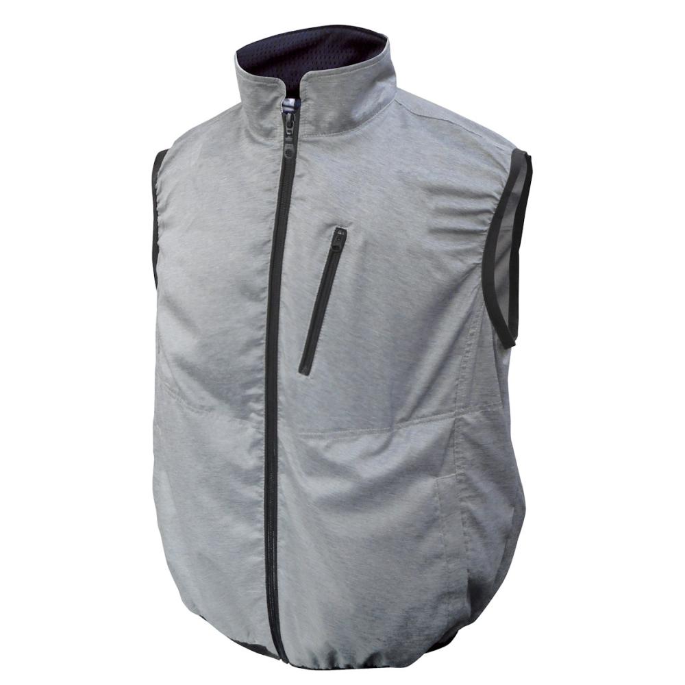 ブレイン　１２Ｖ空調ベスト　杢グレー／Ｍ－Ｌ　ＭＥＳＨ－ＢＲ－１２０３