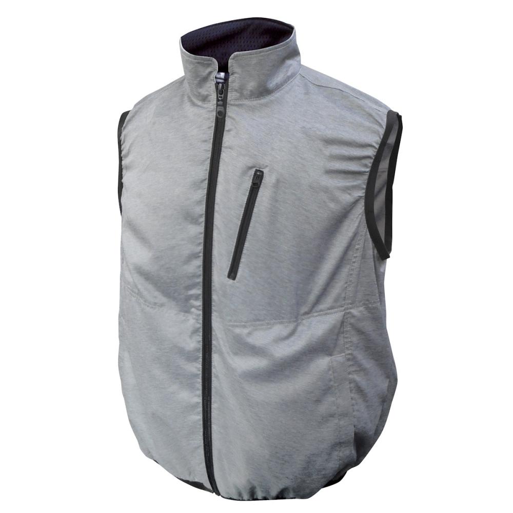 ブレイン　１２Ｖ空調ベスト　杢グレー／ＬＬ－ＸＬ　ＭＥＳＨ－ＢＲ－１２０３