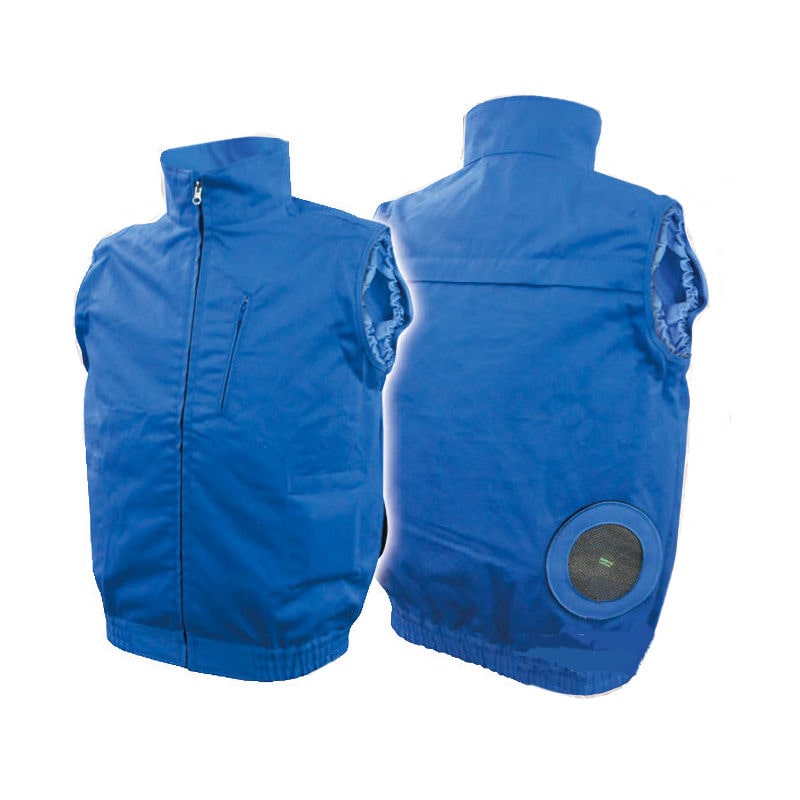 ブレイン　防炎空調ベスト　服のみ　ブルー　３Ｌ　ＢＲ－２３３０