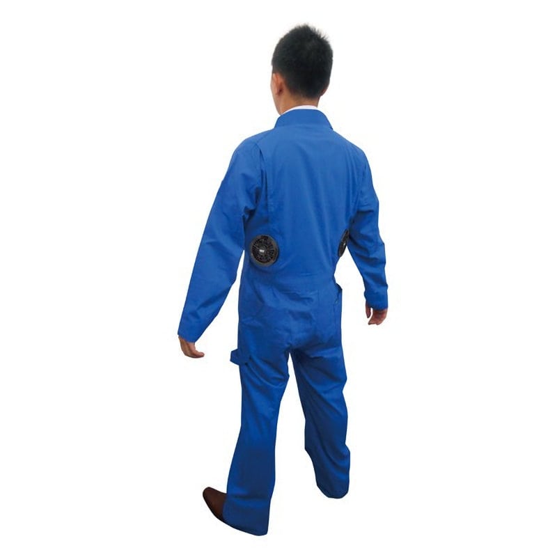 ブレイン　空調つなぎ　服のみ　ブルー　Ｌサイズ　ＢＲ－２３３