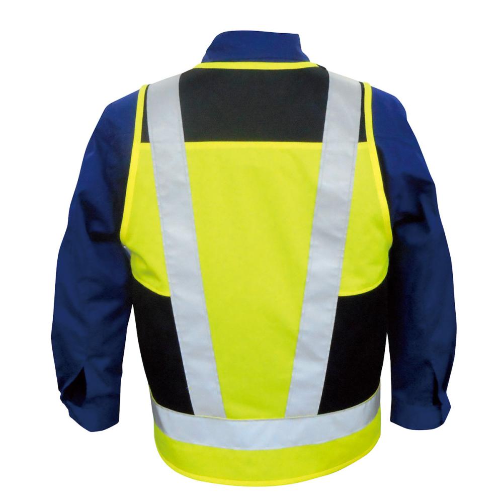 ブレイン　高視認性ベスト　服のみ　イエロー　ＢＲ－８６０