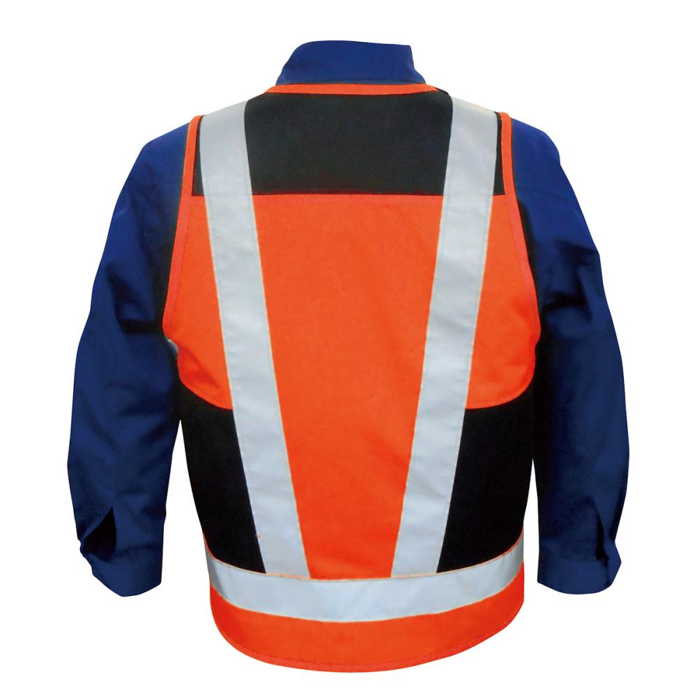 ブレイン　高視認性ベスト　服のみ　オレンジ　ＢＲ－８６０