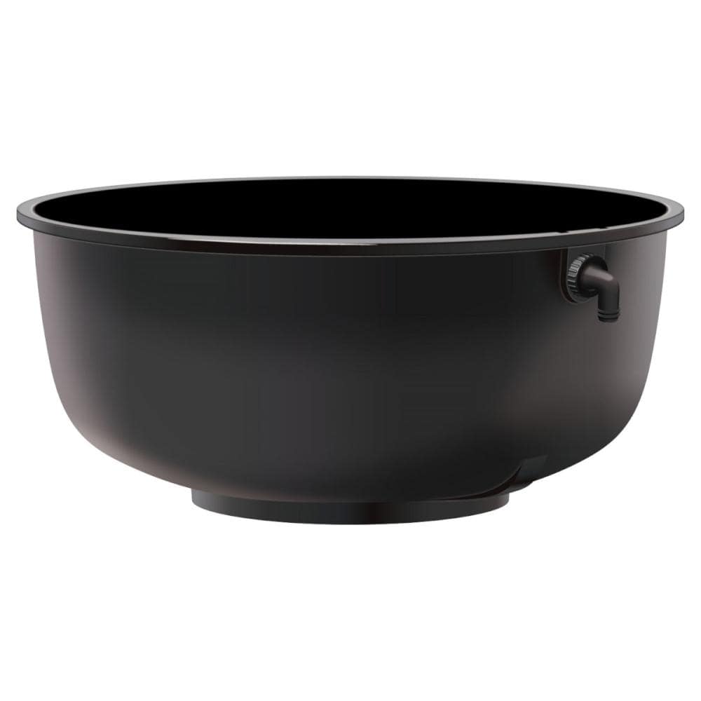 テトラ　じょうろでキレイメダカ鉢　丸型　４５ｃｍ　黒