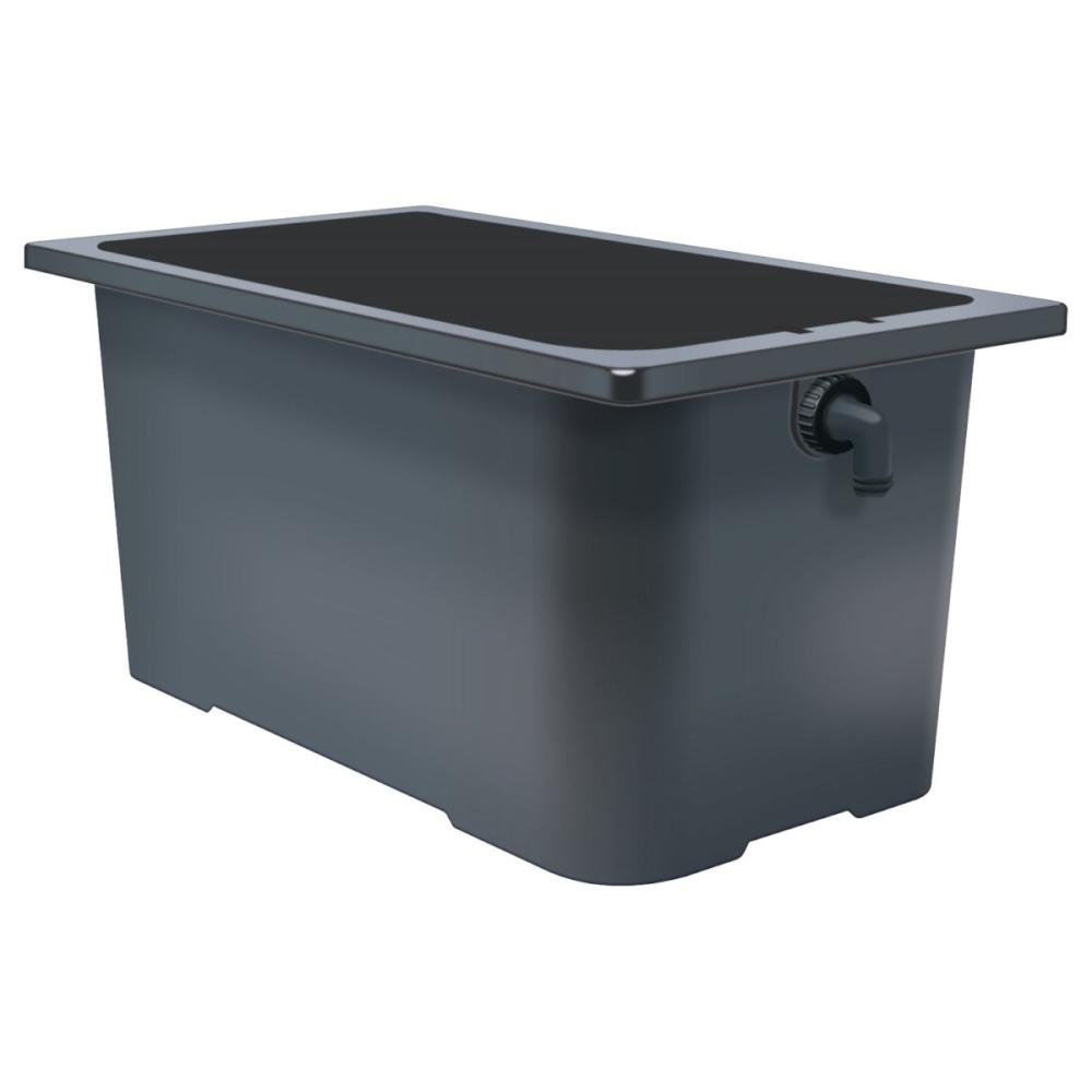 テトラ　じょうろでキレイメダカ鉢　４０ｃｍ　色光育成グレー