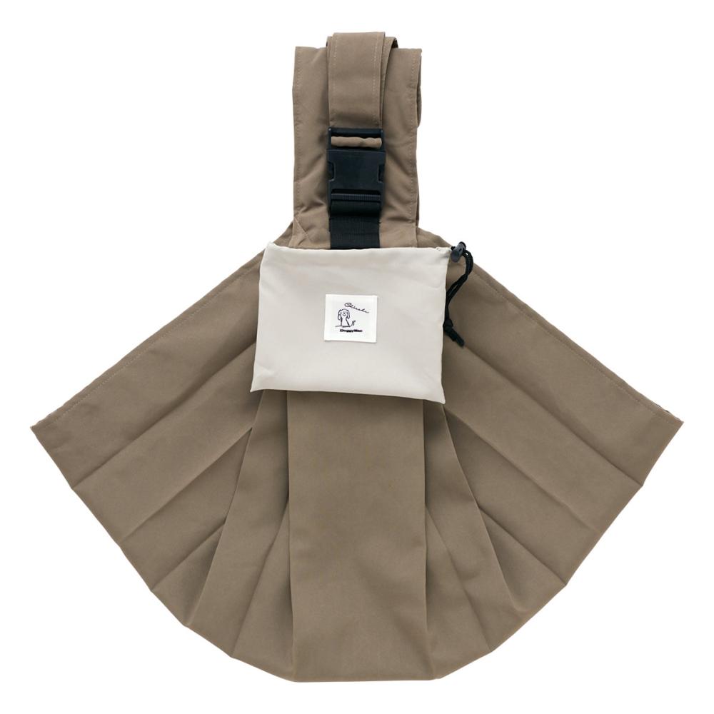 Ｃｈｉｃｃｈａ！　パパッとたためる　スリングキャリー　モカベージュ