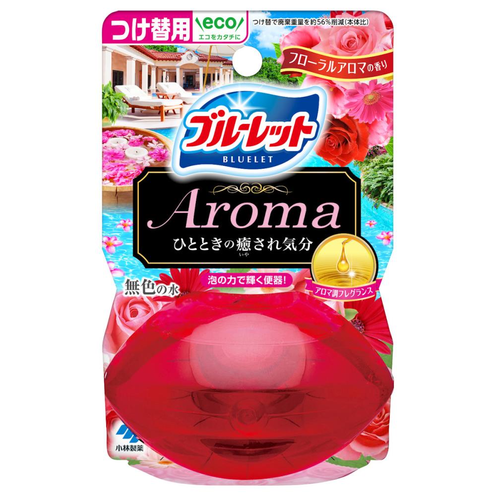 小林製薬　液体ブルーレットアロマ　フローラルアロマ　付け替え用　７０ｍＬ