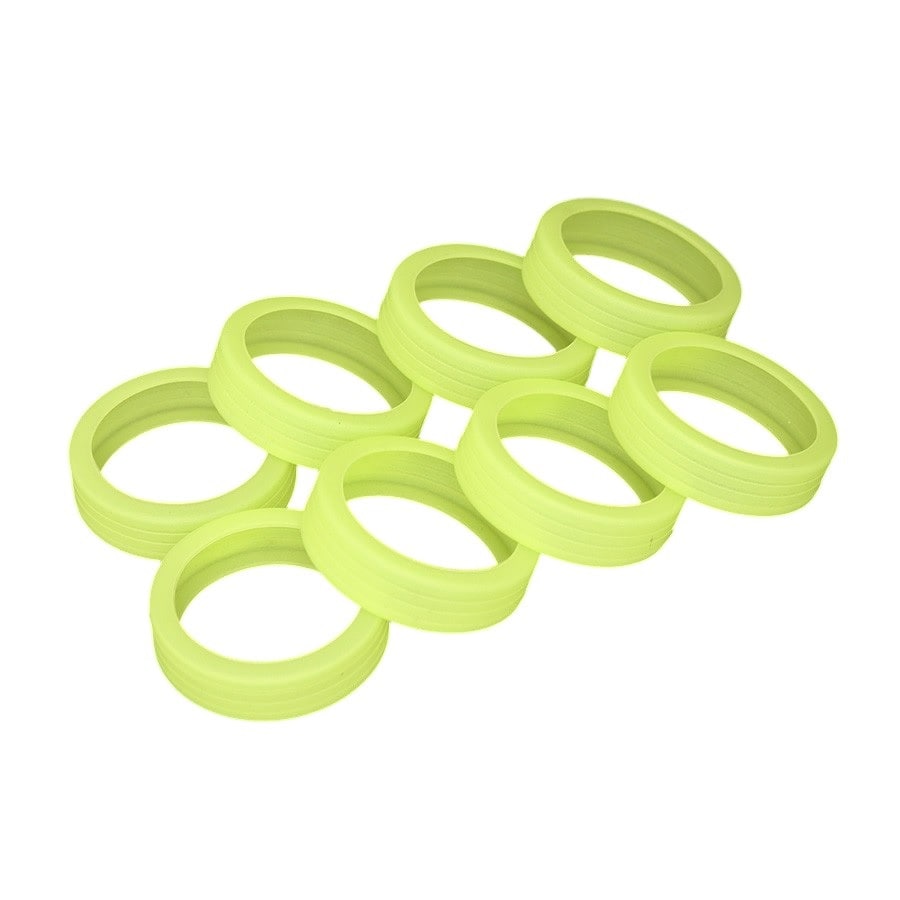 ゴーウェル　キャスターカバー　蓄光タイプ　イエロー　８個セット　ＧＷー０３１４ー０１０