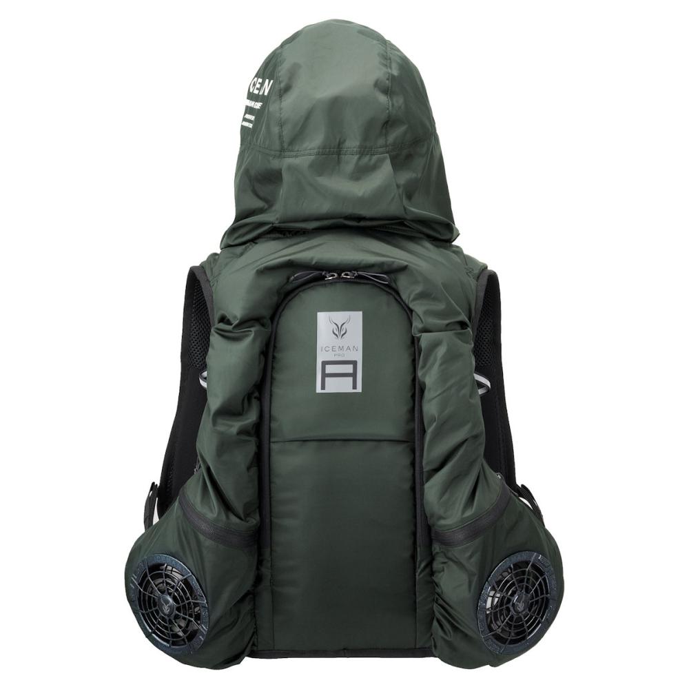 山真製鋸　　アイスマンＰＲＯ－ＡＩＲ　アーミーグリーン　ＩＣＭＰＡ－ＧＲＶ－ＳＥＴ