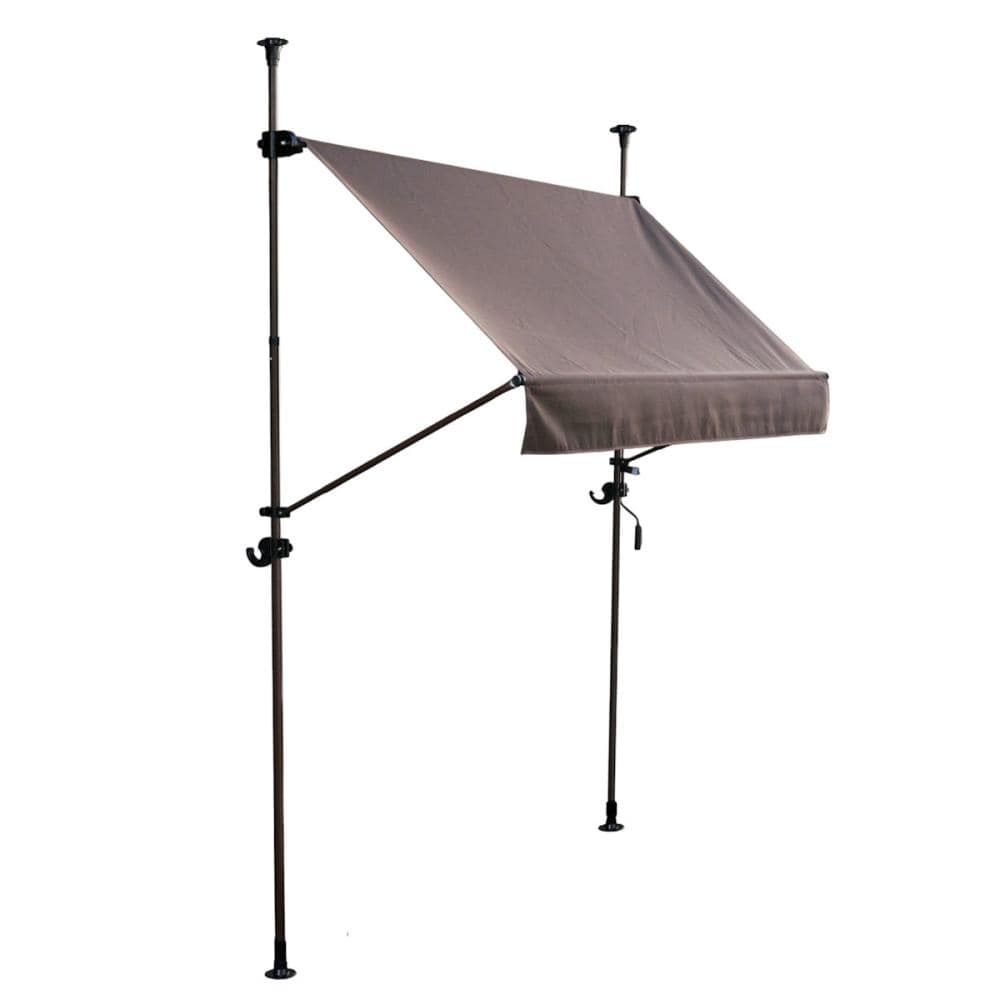 谷村実業　つっぱりオーニング　２ｍ　ブラウン（竿無し）