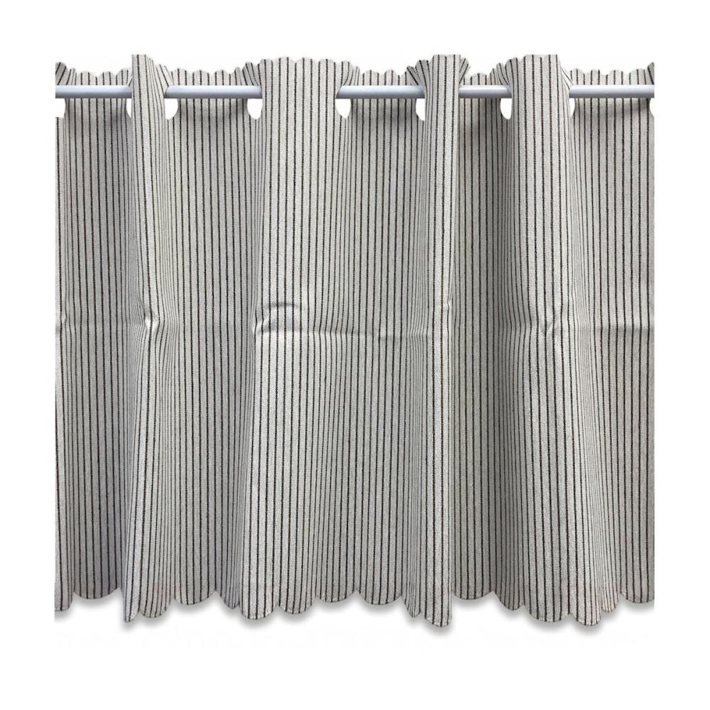 フルネス　エコファインカフェカーテン　フロリダ　ベージュ　１００×８０ｃｍ