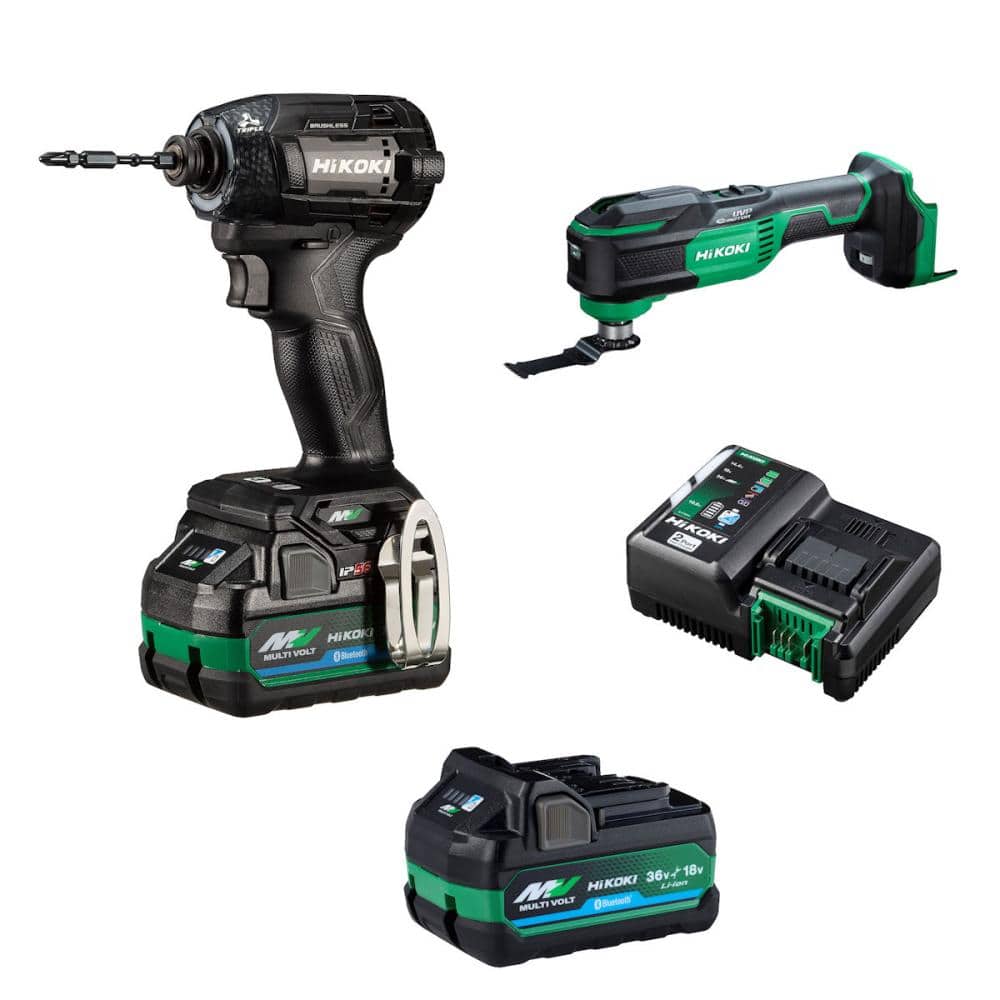 ＨｉＫＯＫＩ（ハイコーキ）　インパクトドライバ＋マルチツール　お買い得セット