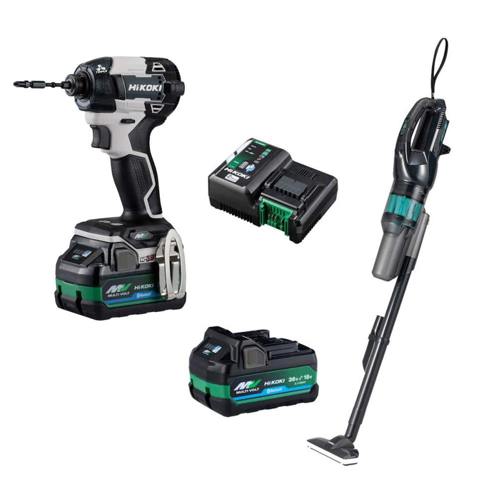 ＨｉＫＯＫＩ（ハイコーキ）　インパクトドライバ＋クリーナー　お買い得セット