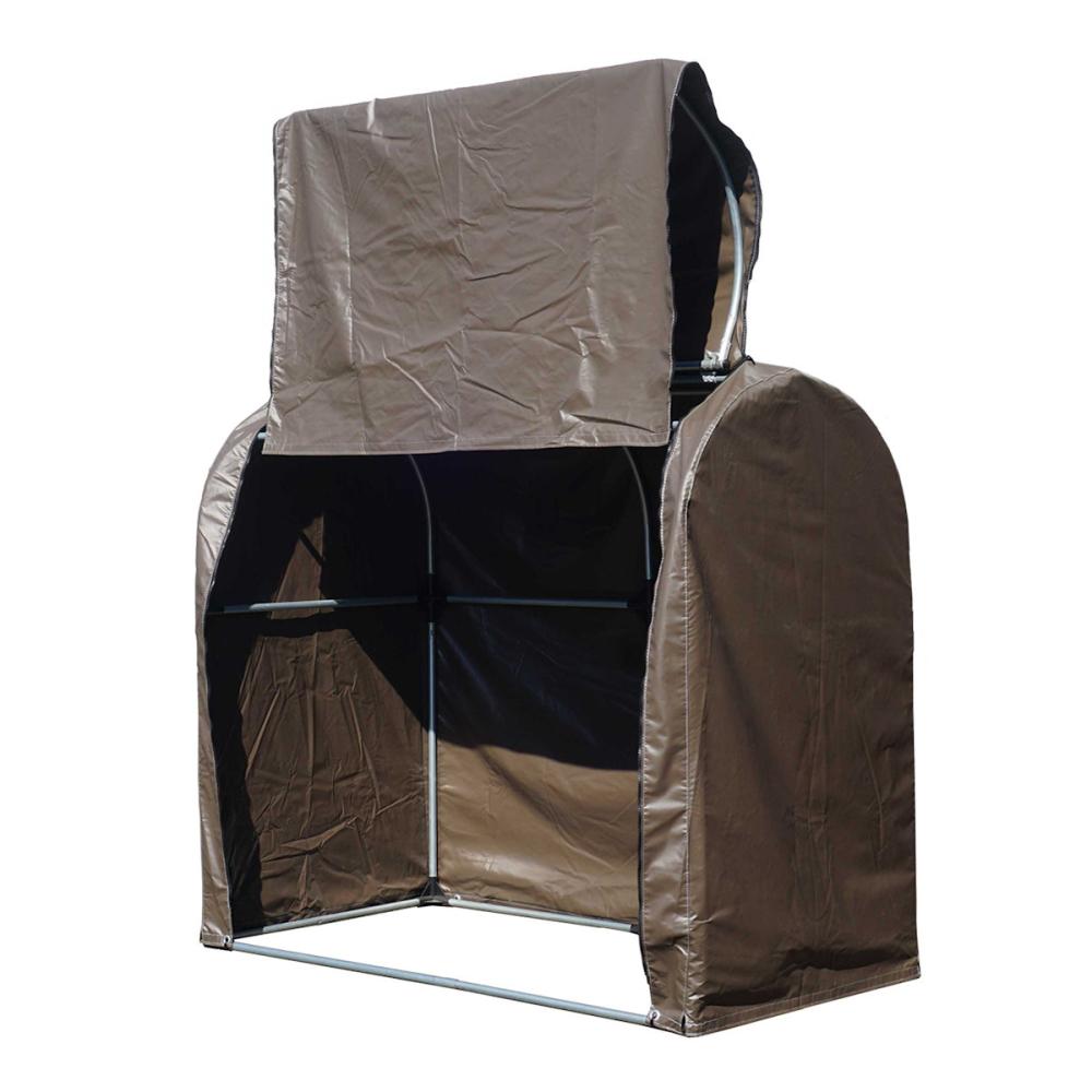 南榮工業(南栄工業)　引上扉式横置パイプ物置本体　ＰＵＤＰＷ１４８ＳＢ