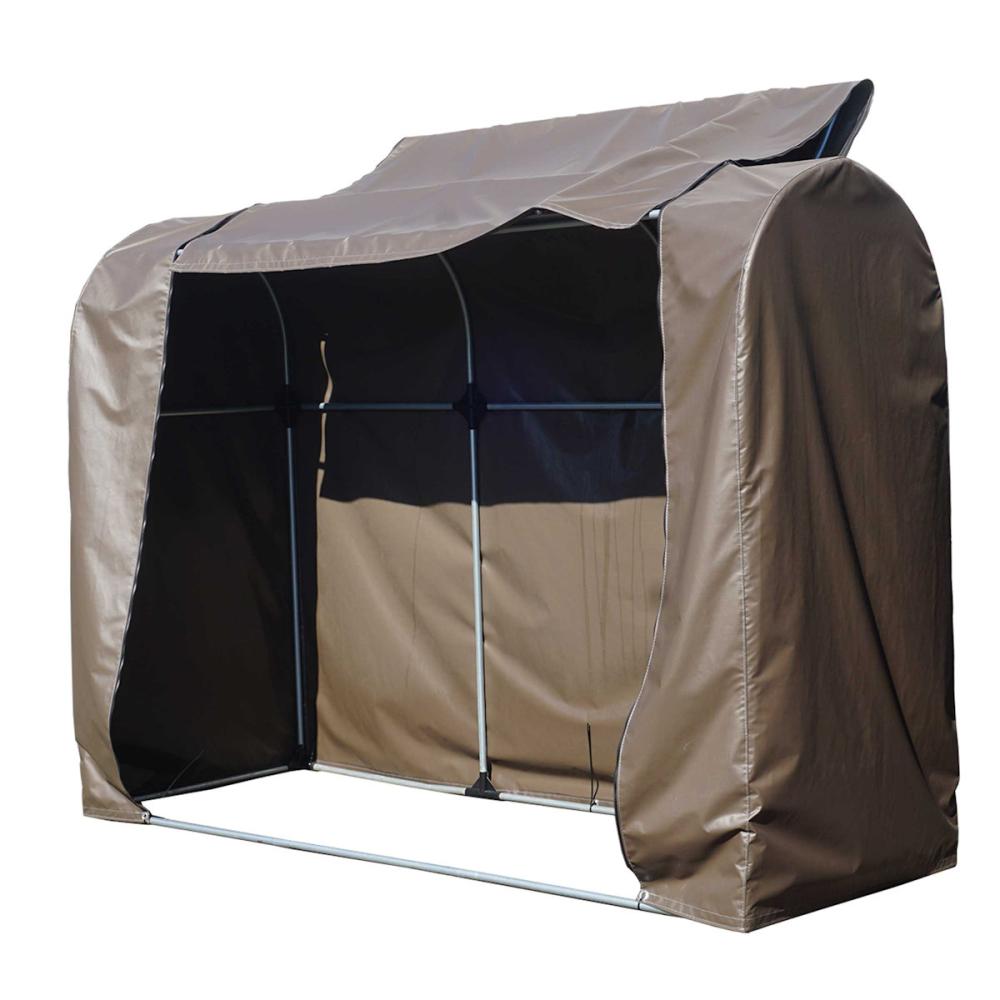 南榮工業(南栄工業)　引上扉式横置パイプ物置本体　ＰＵＤＰＷ２２０ＳＢ