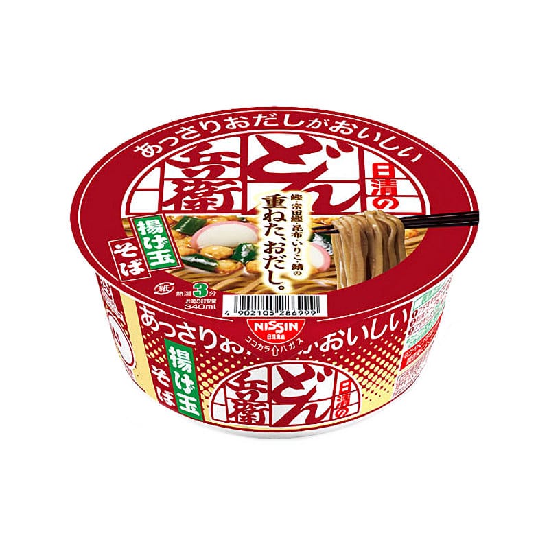 日清食品　あっさりどん兵衛　揚げ玉そば　６９ｇ