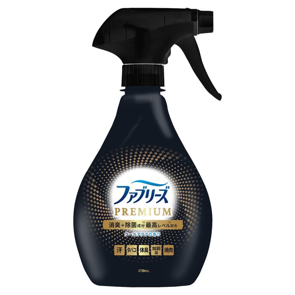 Ｐ＆Ｇ　ファブリーズ　Ｗ除菌＋消臭　プレミアムメン　クールアクアの香り　本体　３７０ｍＬ