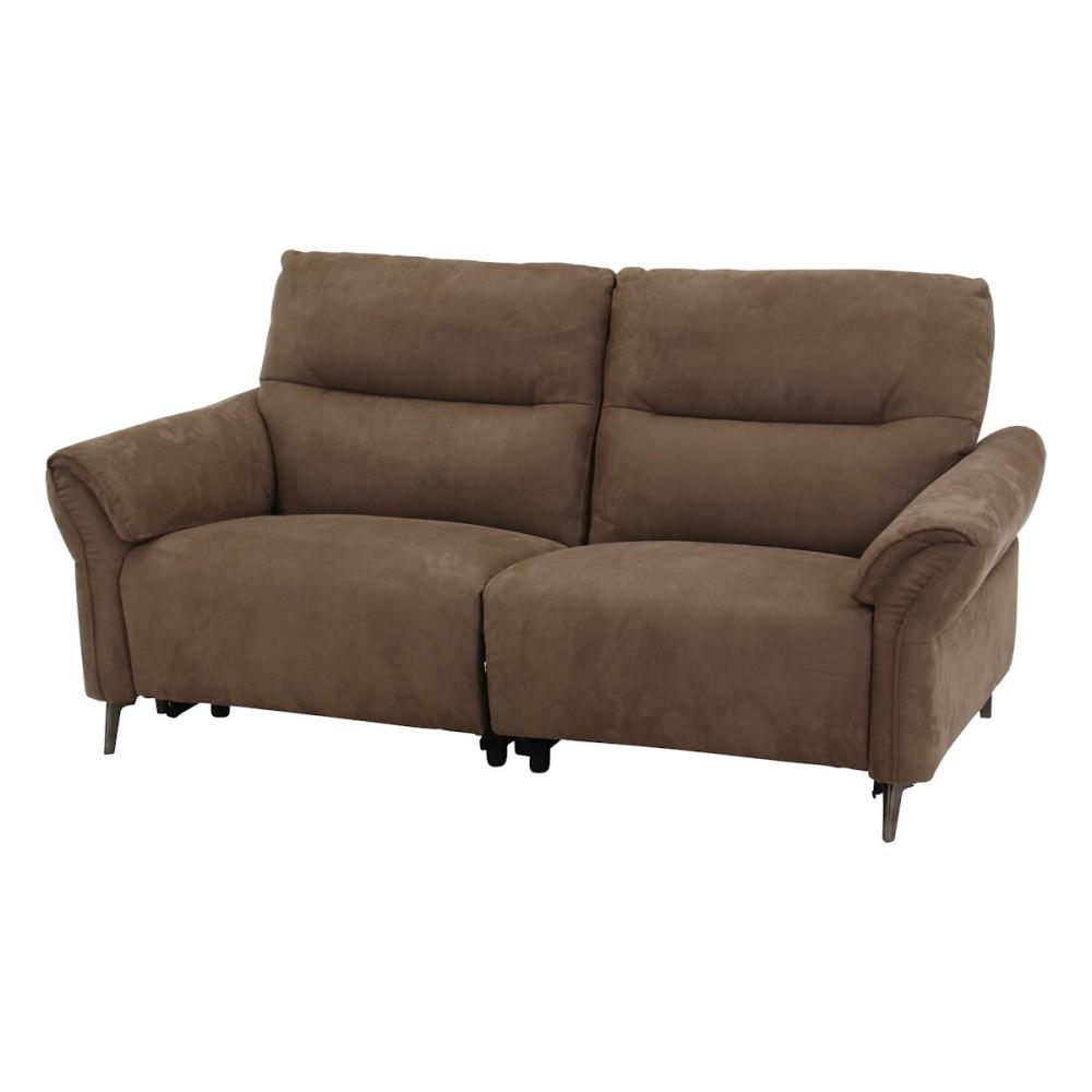 不二貿易　２人掛け電動リクライナー　ＦＩＲＳＴ　ワイドラブ　モカ　ＣＤ４９１１６