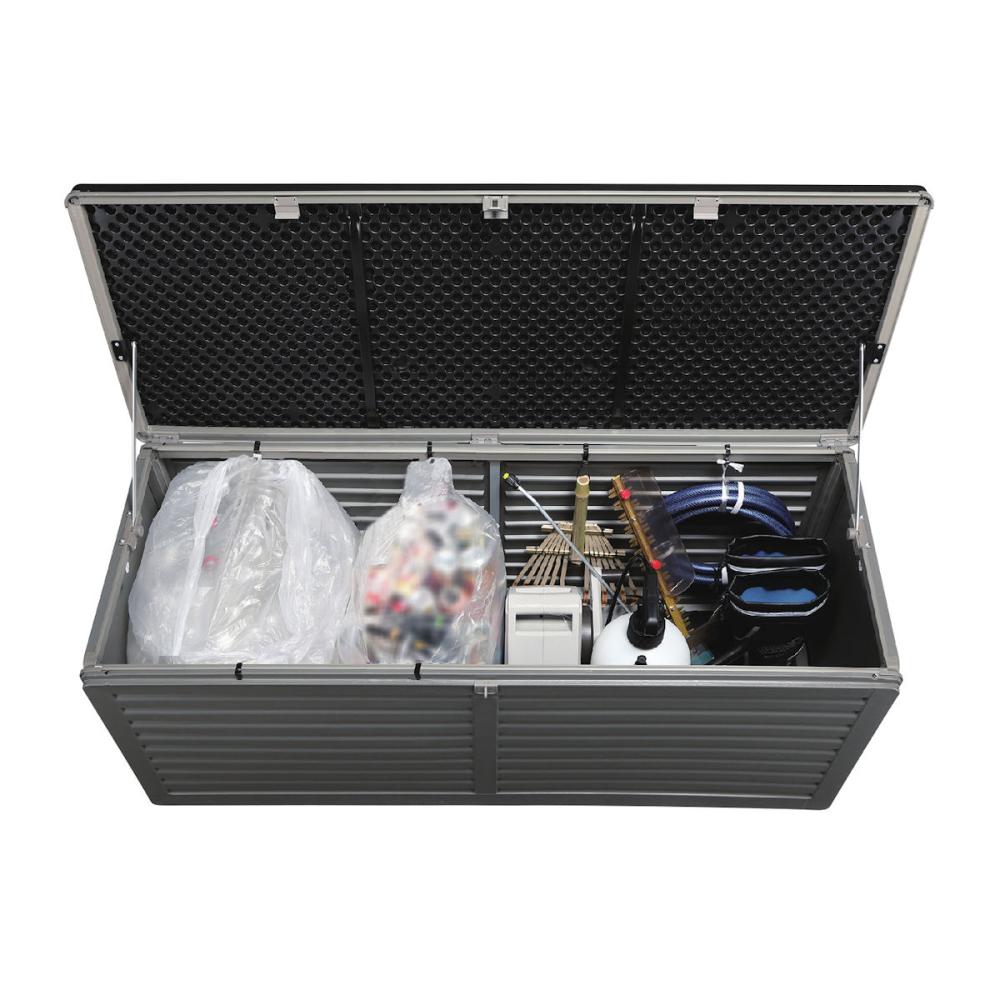 你的品牌名　樹脂製大型収納コンテナ　フック付き　約３７０Ｌ