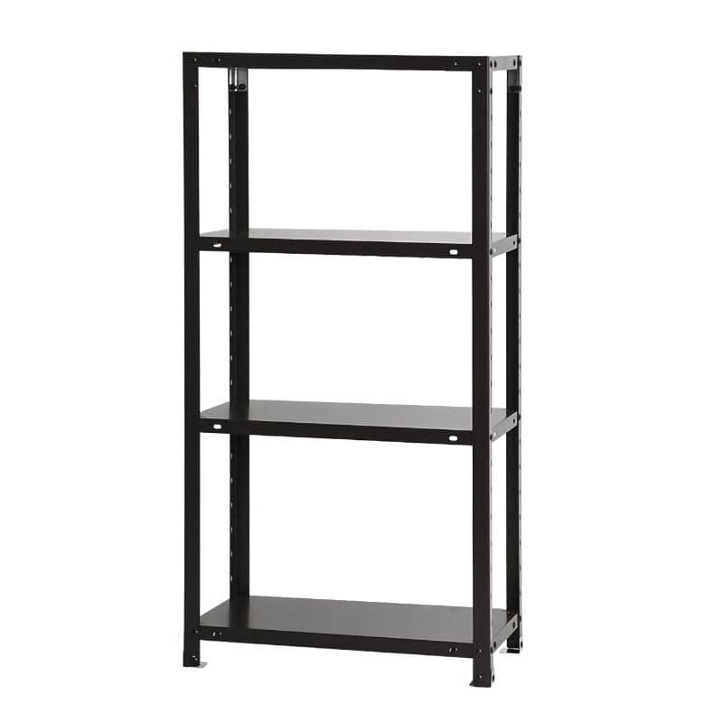 北島　スマートラック　ＮＳＴＲ－４２４　ブラック　４段　キャスター無し