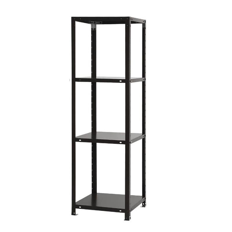 北島　スマートラック　ＮＳＴＲ－５２４　ブラック　４段　キャスター無し