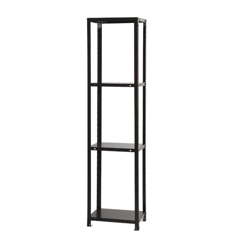 北島　スマートラック　ＮＳＴＲ－６２７　ブラック　４段　キャスター無し