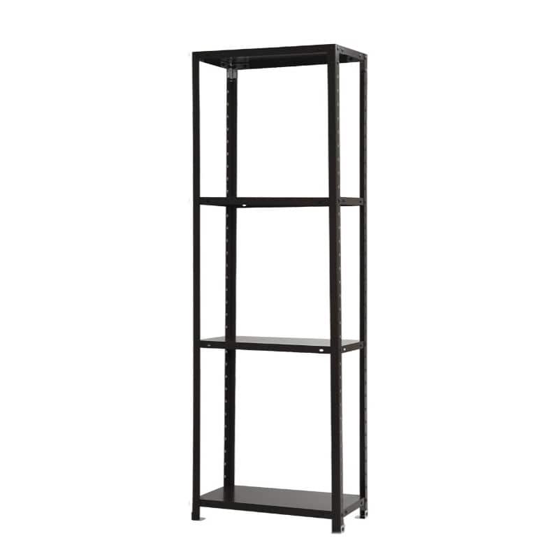 北島　スマートラック　ＮＳＴＲ－６３６　ブラック　４段　キャスター無し