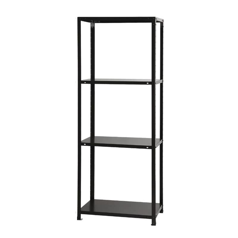 北島　スマートラック　ＮＳＴＲ－６４６　ブラック　４段　キャスター無し