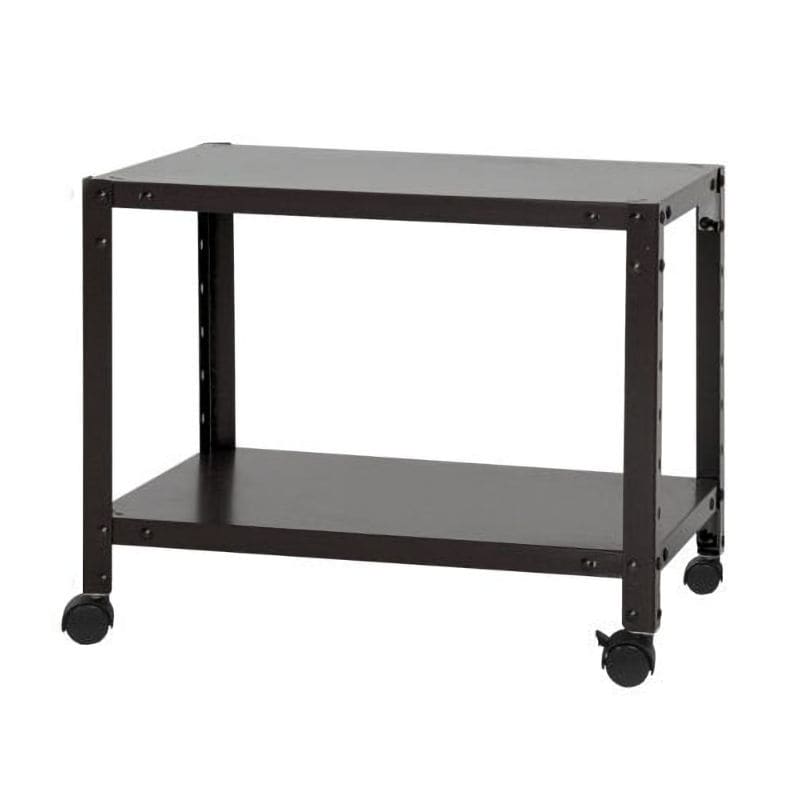 北島　スマートラック　ＮＳＴＲ－Ｋ－０４６　ブラック　２段　キャスター付き