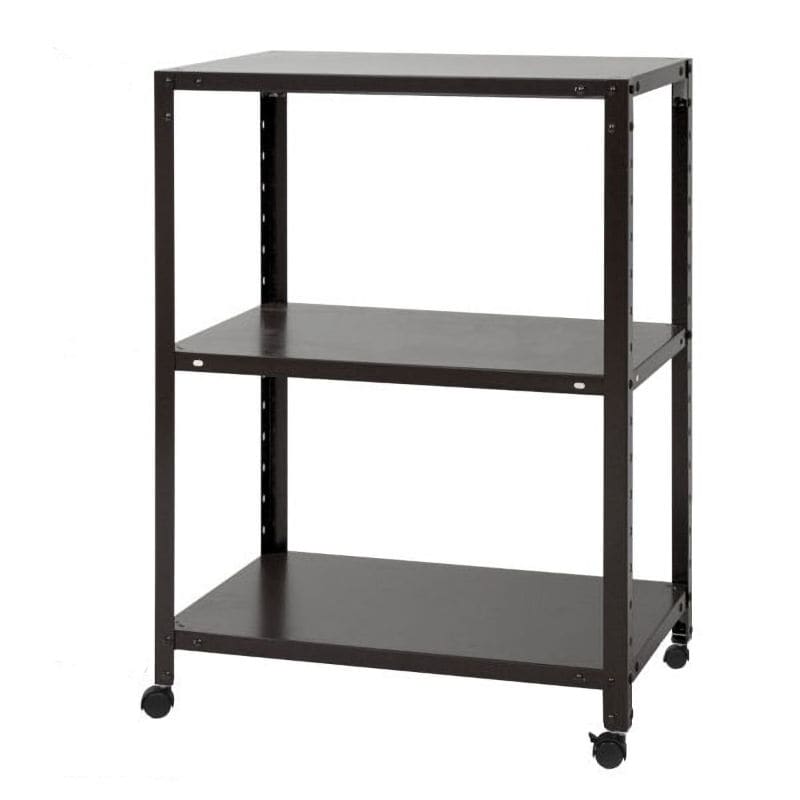 北島　スマートラック　ＮＳＴＲ－Ｋ－３２４　ブラック　３段　キャスター付き