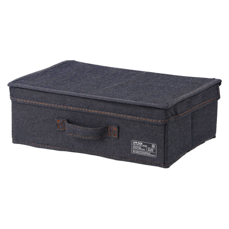 デニム調インナーボックス　横ハーフ蓋付